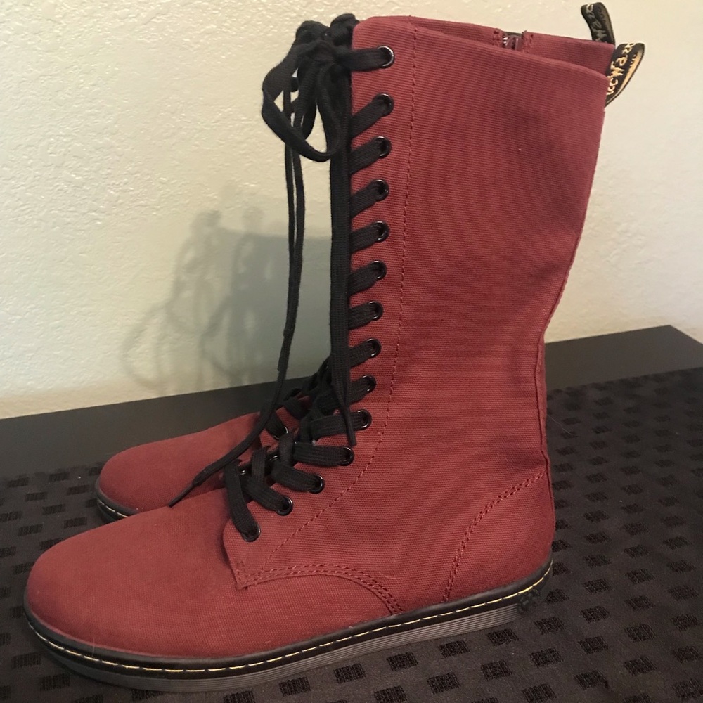 Burgundy Dr Martens